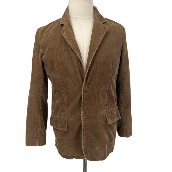 Mossimo Brown Corduroy Blazer Suit Jacket Size Small Men’s - Picture 1 of 9